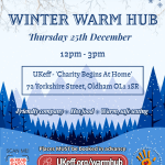 Bringing Warmth to Oldham: UKeff’s 12th Annual Winter Warm Hub Returns